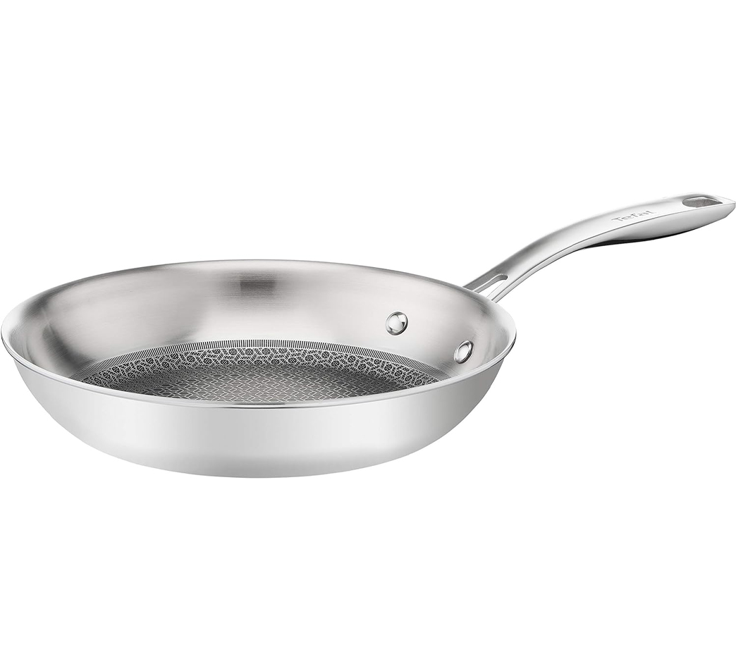 TEFAL Eternal Mesh E49706 Padella 28cm Antiaderente Wok per Tutti i Piani Cottura (1)