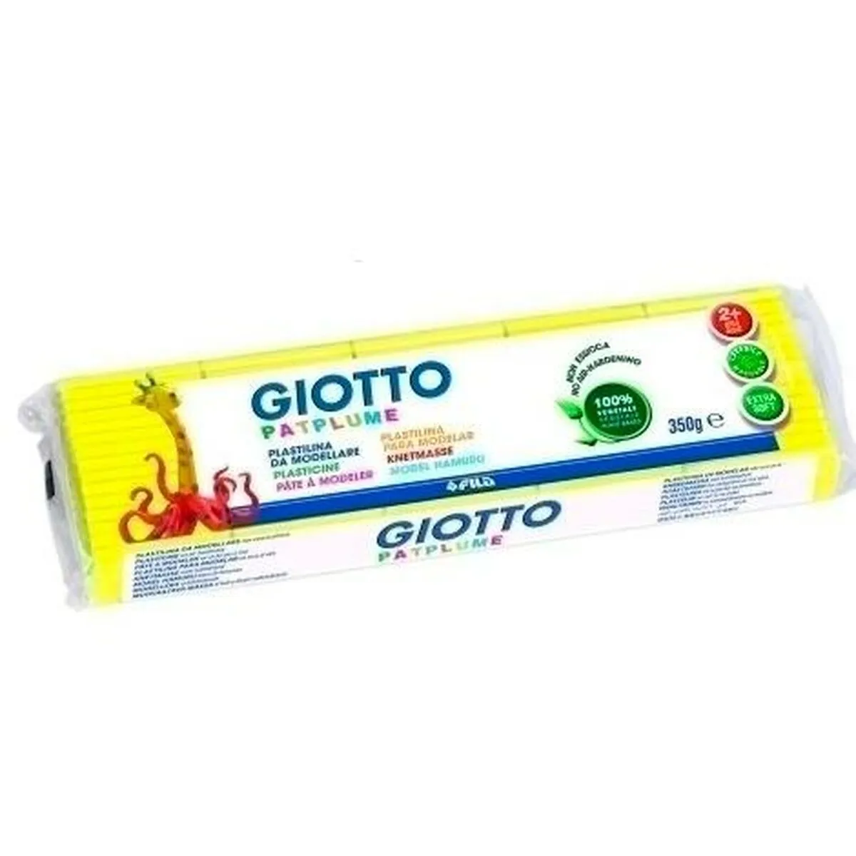 Plastilina Giotto 12 Unità Giallo (15 Pezzi)