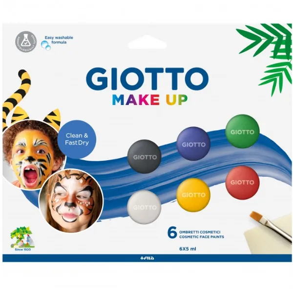 GIOTTO MAKE UP SET 6 OMBR5 ML ASS