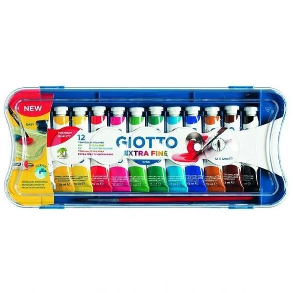 CF12TUBI GIOTTO TEMPERA 12ML