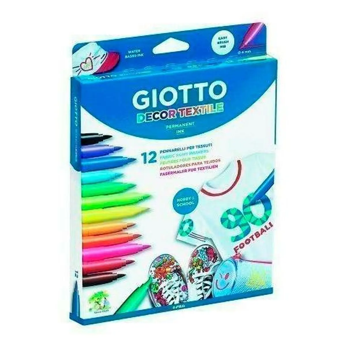 Set di Pennarelli Giotto F49490000 Multicolore (12 Pezzi)