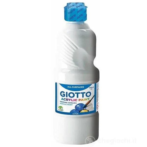 FLACONE 500ML TEMERA ACRILIC BIANCO