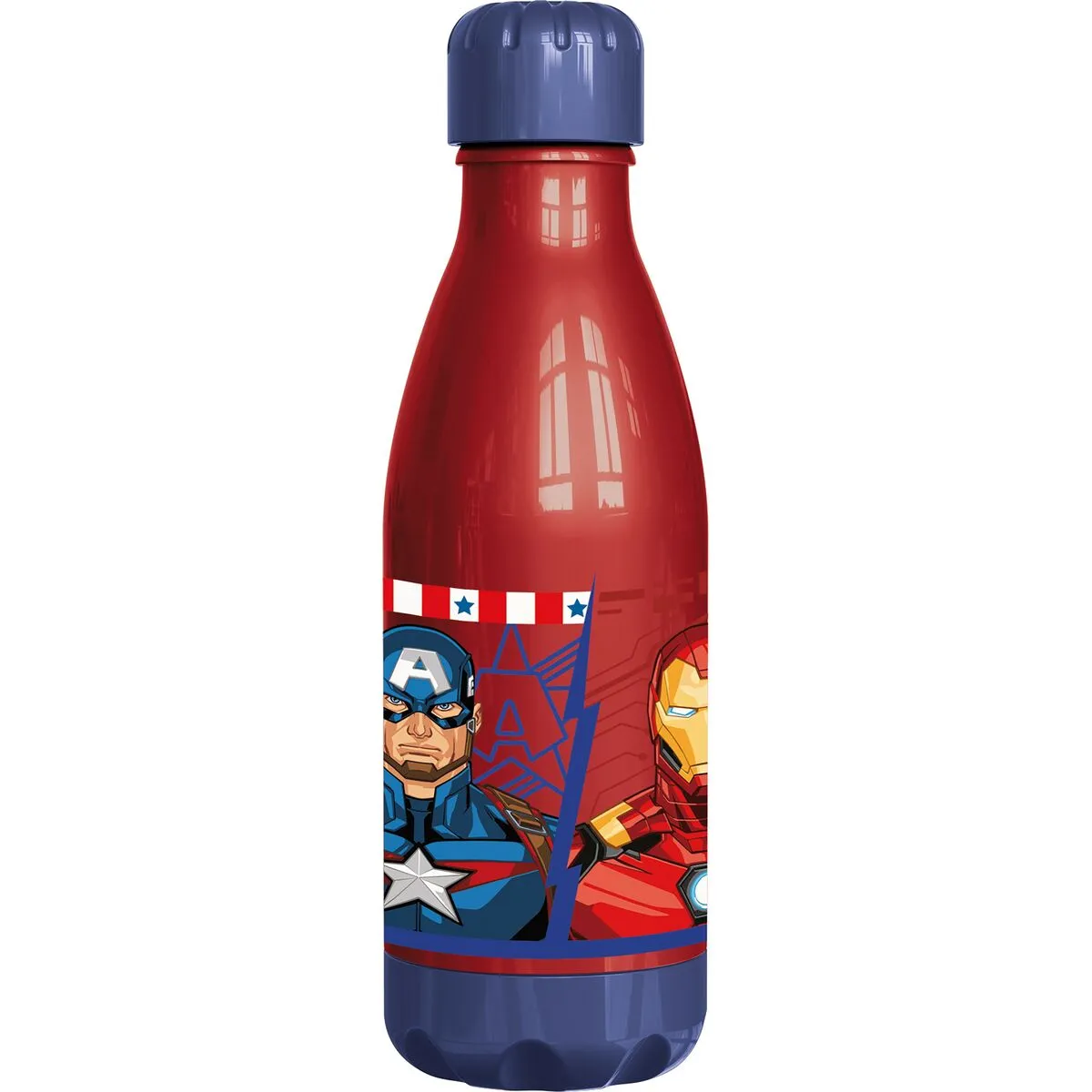 Bottiglia d'acqua The Avengers CZ11265 Uso quotidiano 560 ml Rosso Plastica