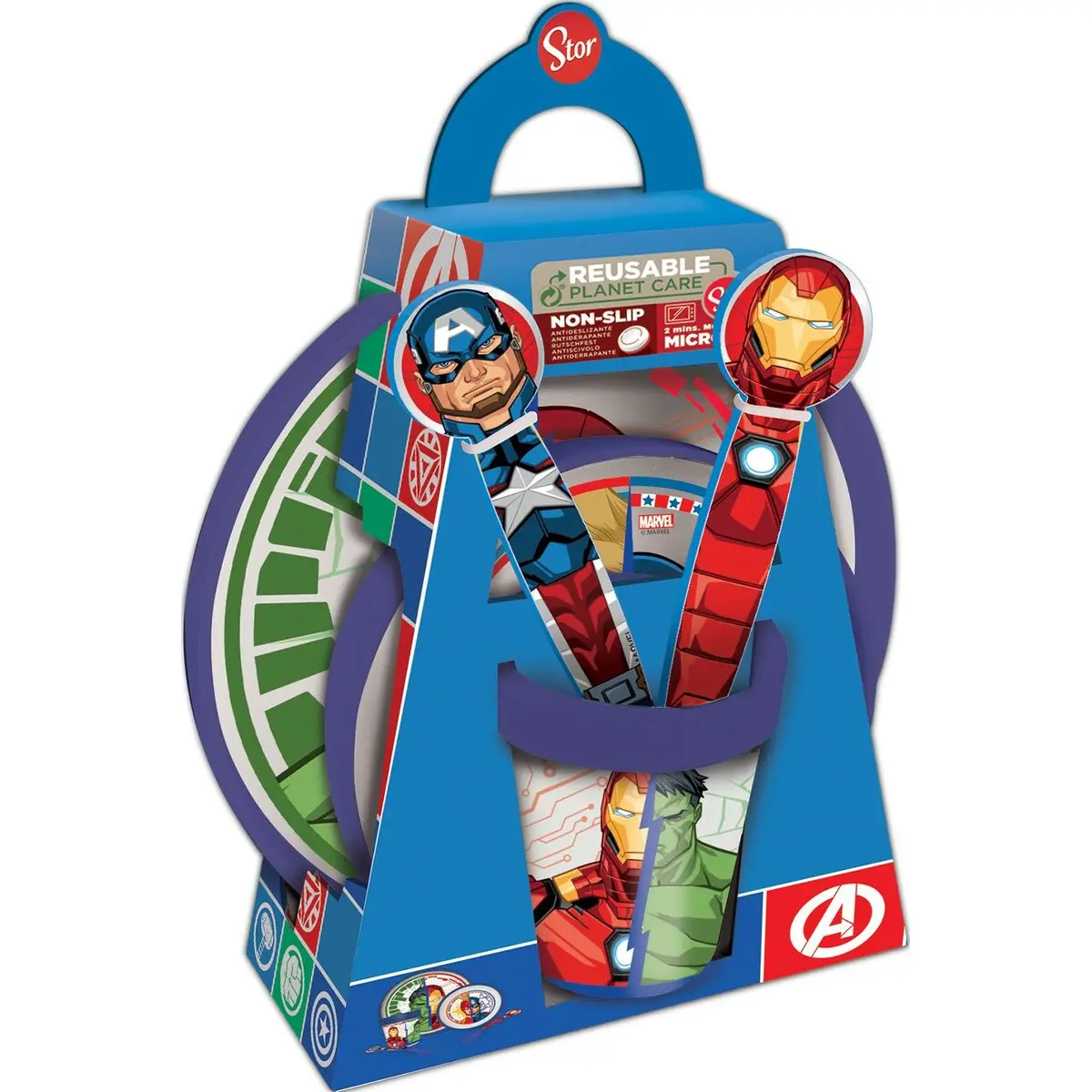 Set di Accessori per Bambini The Avengers CZ11304 Plastica (5 Pezzi)