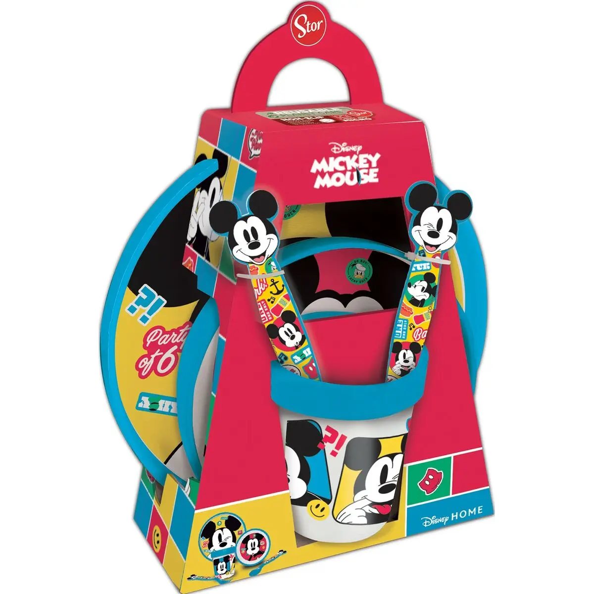 Set di Accessori per Bambini Mickey Mouse CZ11306 Plastica (5 Pezzi)