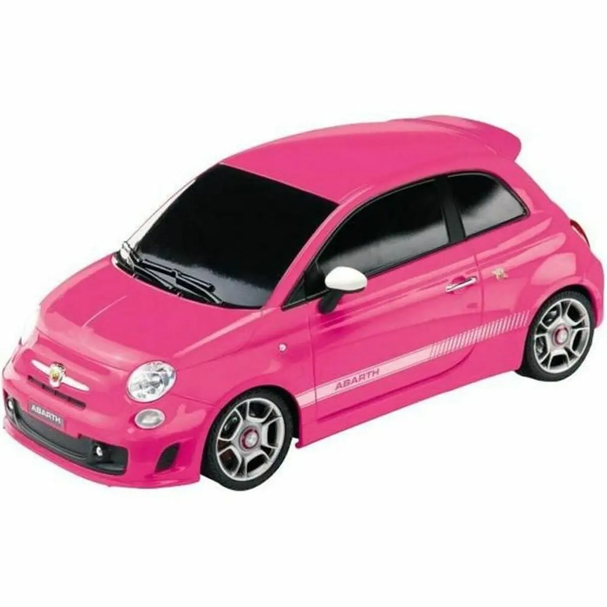 Macchinina Radiocomandata Mondo Fiat 500 Abarth Rosa 1:14