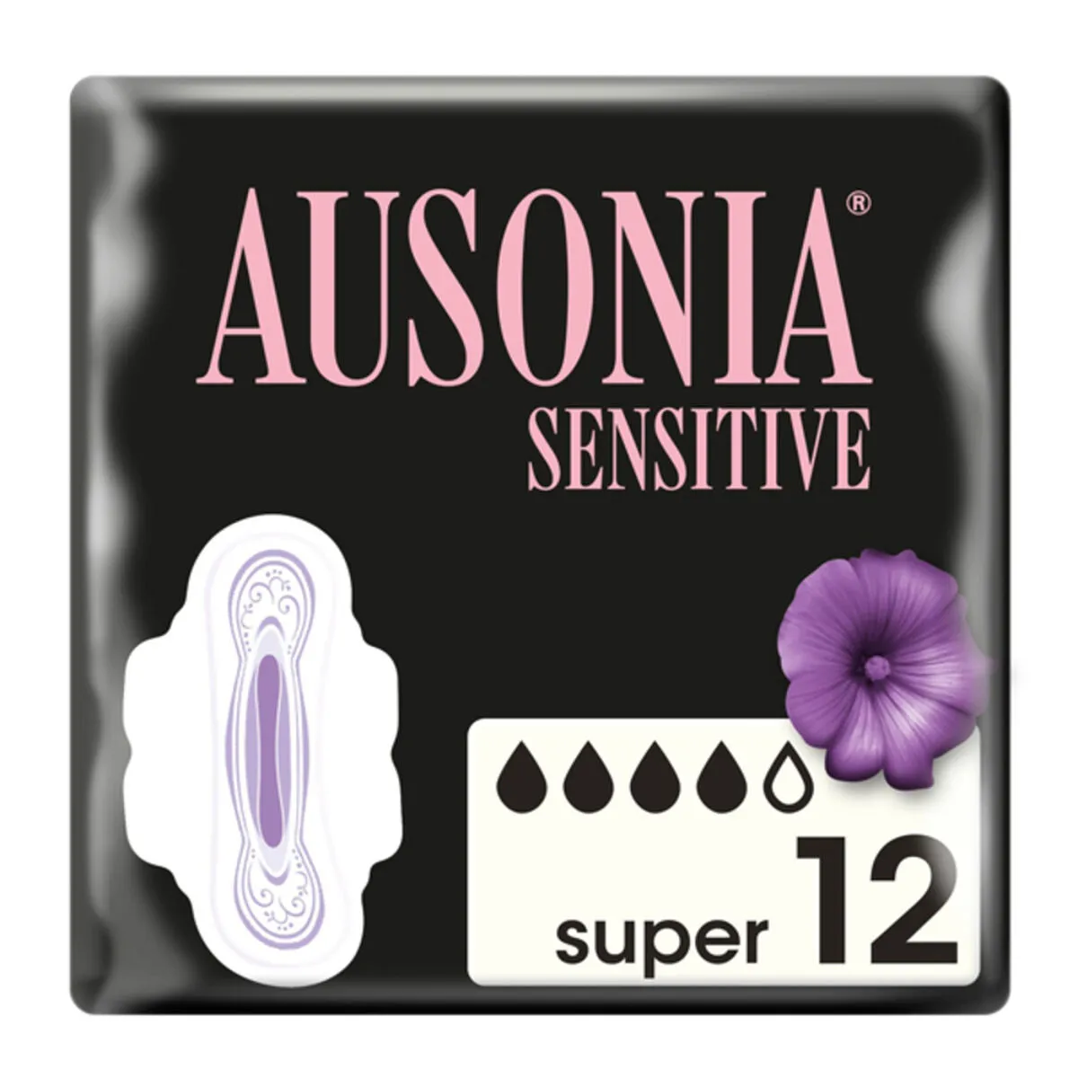 Assorbenti con Ali SENSITIVE Ausonia Ausonia Sensitive (14 uds) 12 Unità