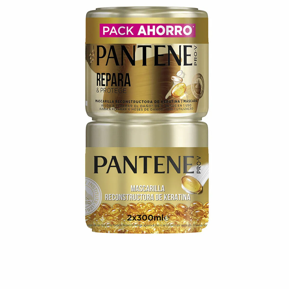 Maschera per Capelli Pantene Protection and Repair 2 x 300 ml