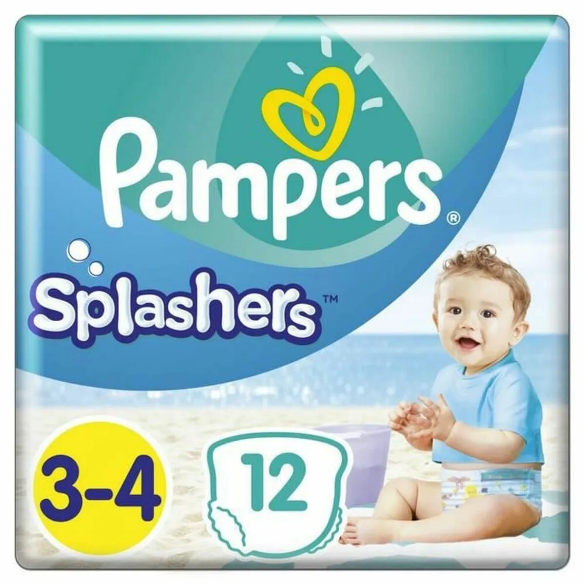 Pannolini usa e getta Pampers                                 3-4 (12 Unità)