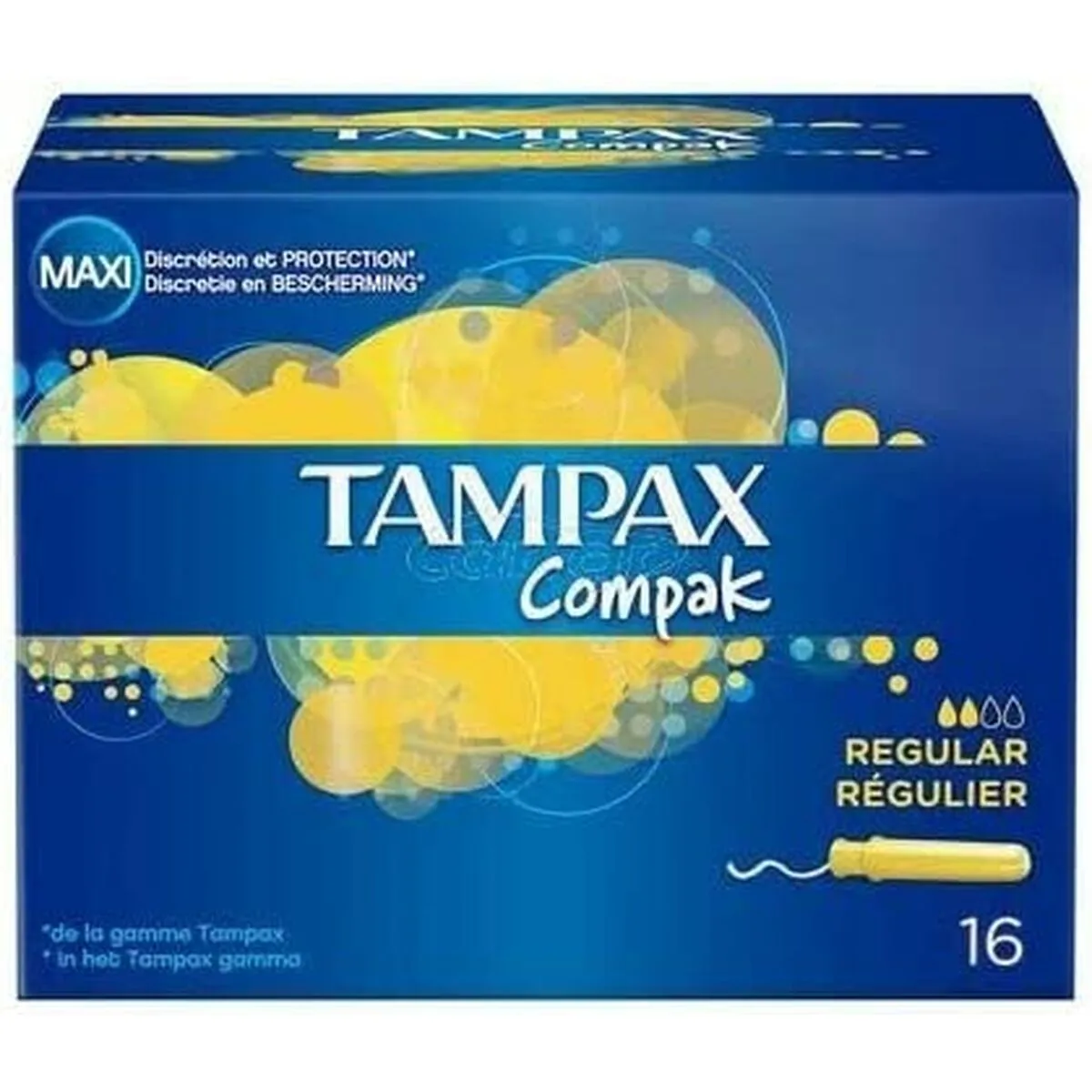 Assorbenti Interni Regolari COMPAK Tampax 16 Unità