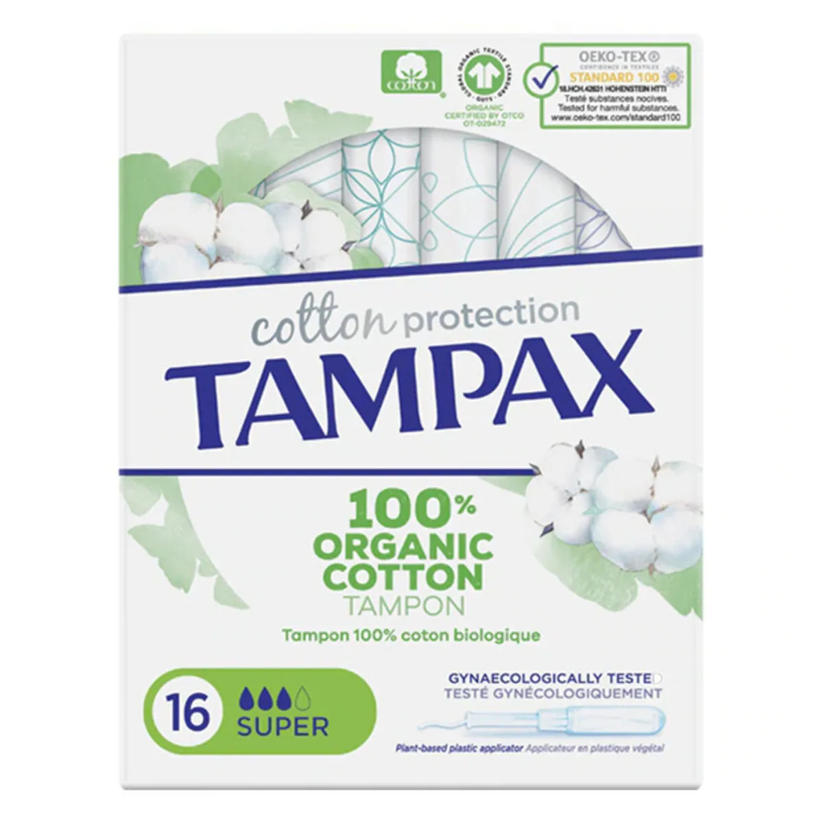 Assorbenti Interni Super ORGANIC Tampax Tampax Organic Super (16 uds) (16 Unità)