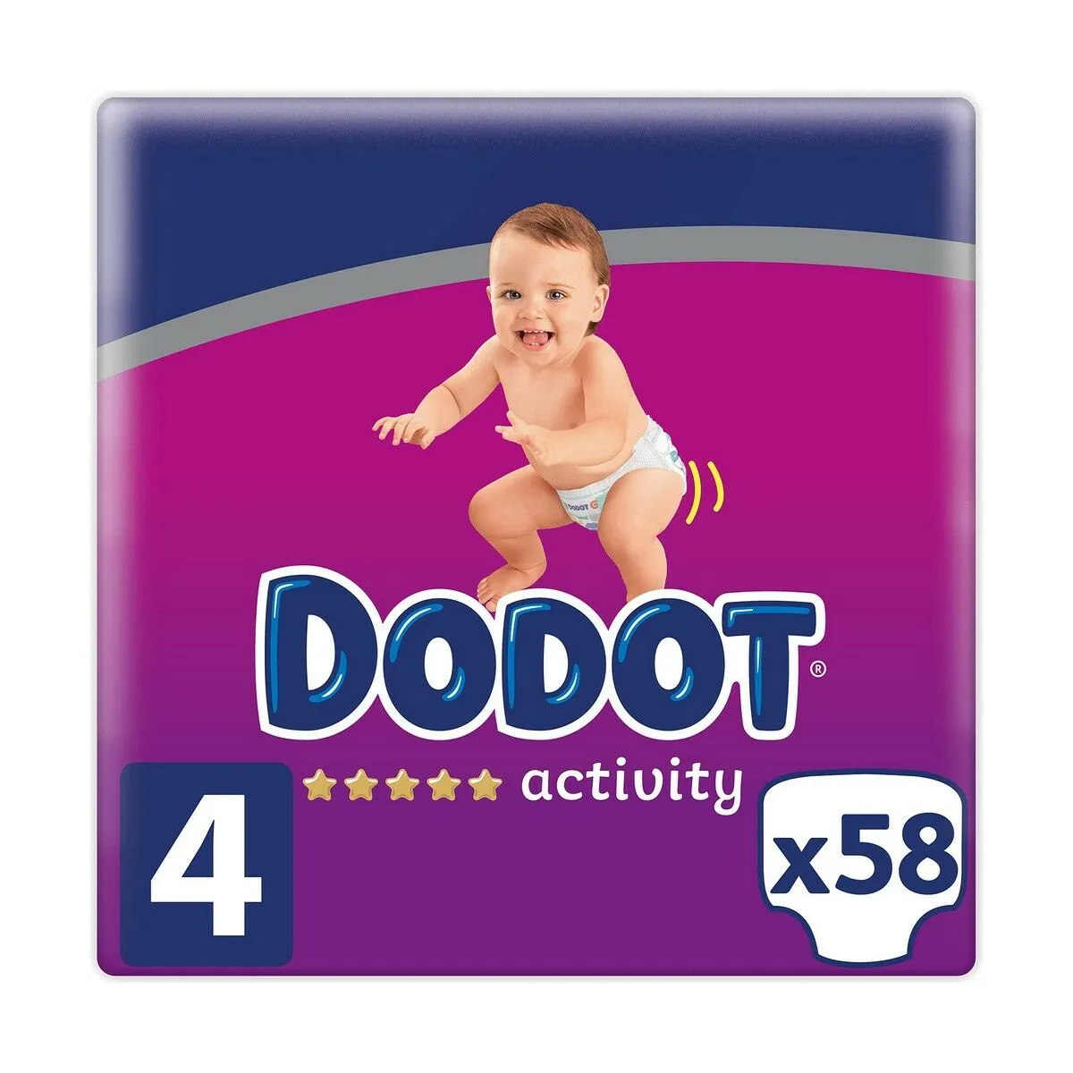 Pannolini usa e getta Dodot Dodot Activity 9-14 kg 58 Unità