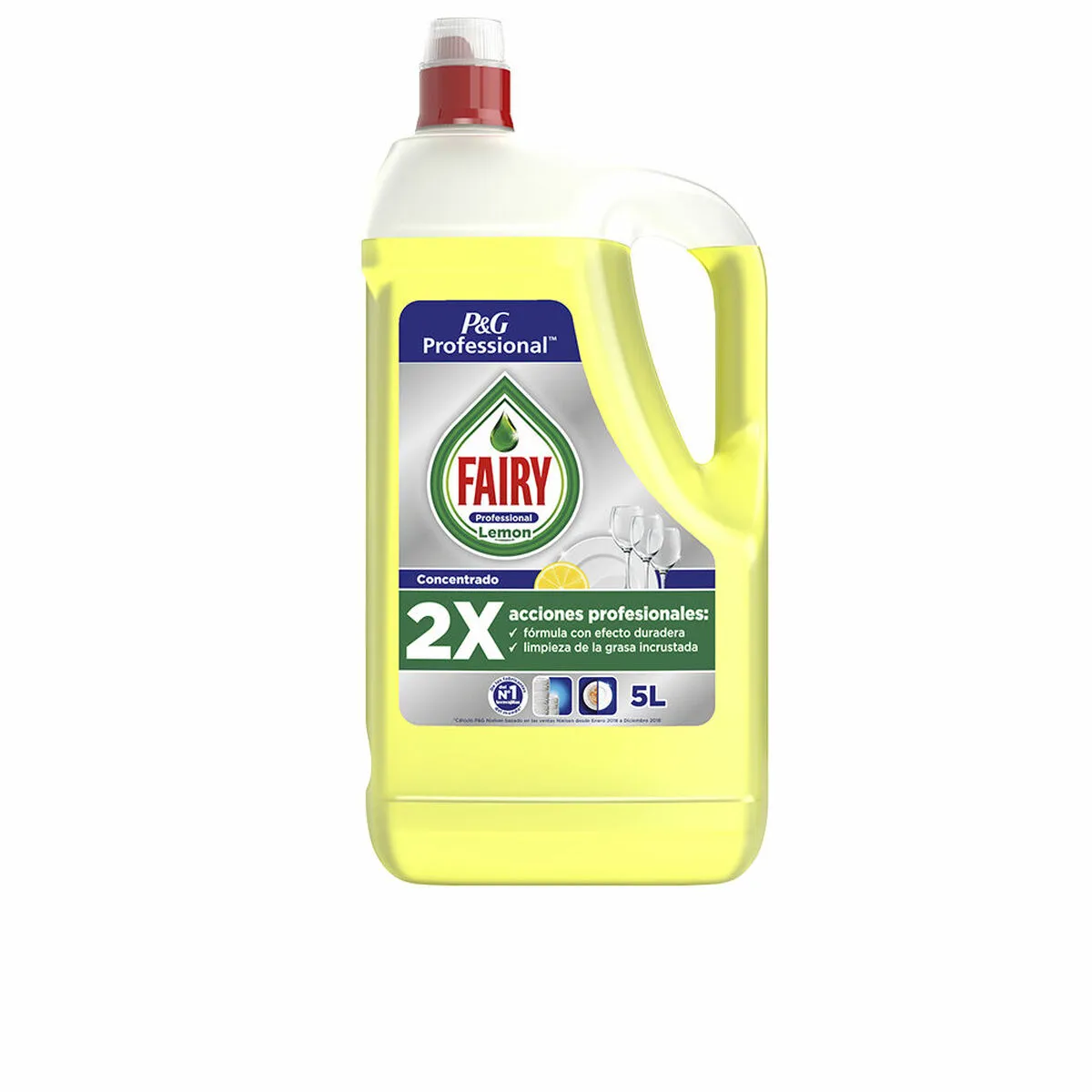 Detersivo Liquido per Stoviglie Fairy   Limone 5 L