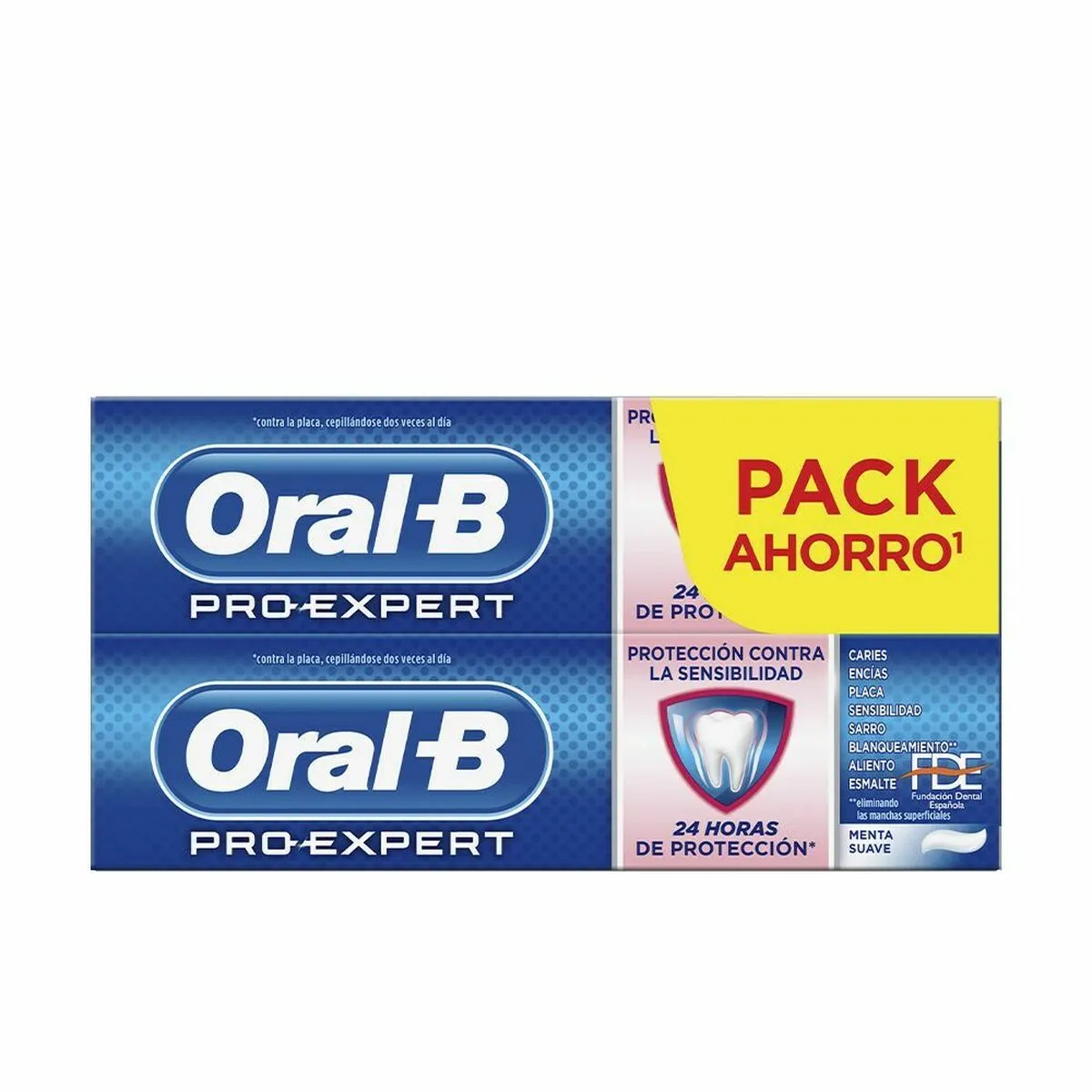 Dentifricio per Denti Sensibili e Sbiancante Oral-B Pro-Expert (2 x 75 ml)