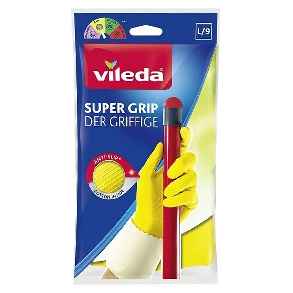 Guanti da Lavoro Vileda Super Universal Giallo (1 Unità)