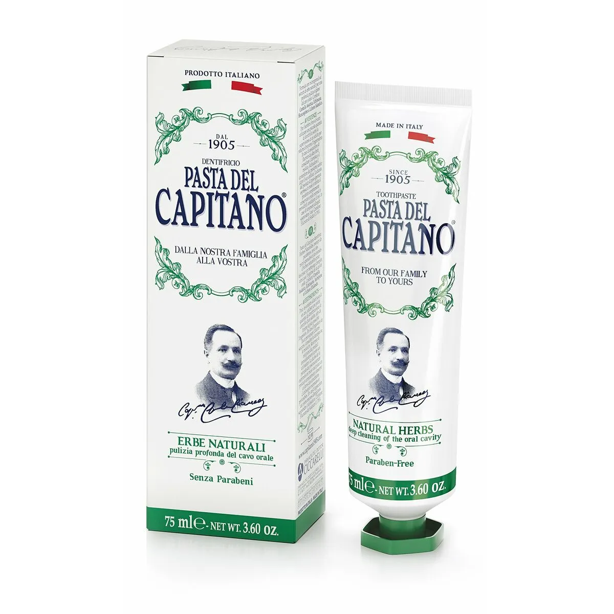 Dentifricio Pasta Del Capitano Natural Herbs 75 ml