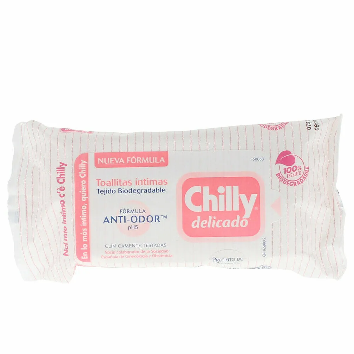 Salviette Umide per Igiene Intima Chilly Delicado (12 uds)