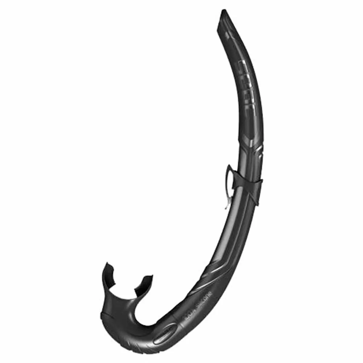 Tubo snorkel Seac Liquid Taglia unica Nero