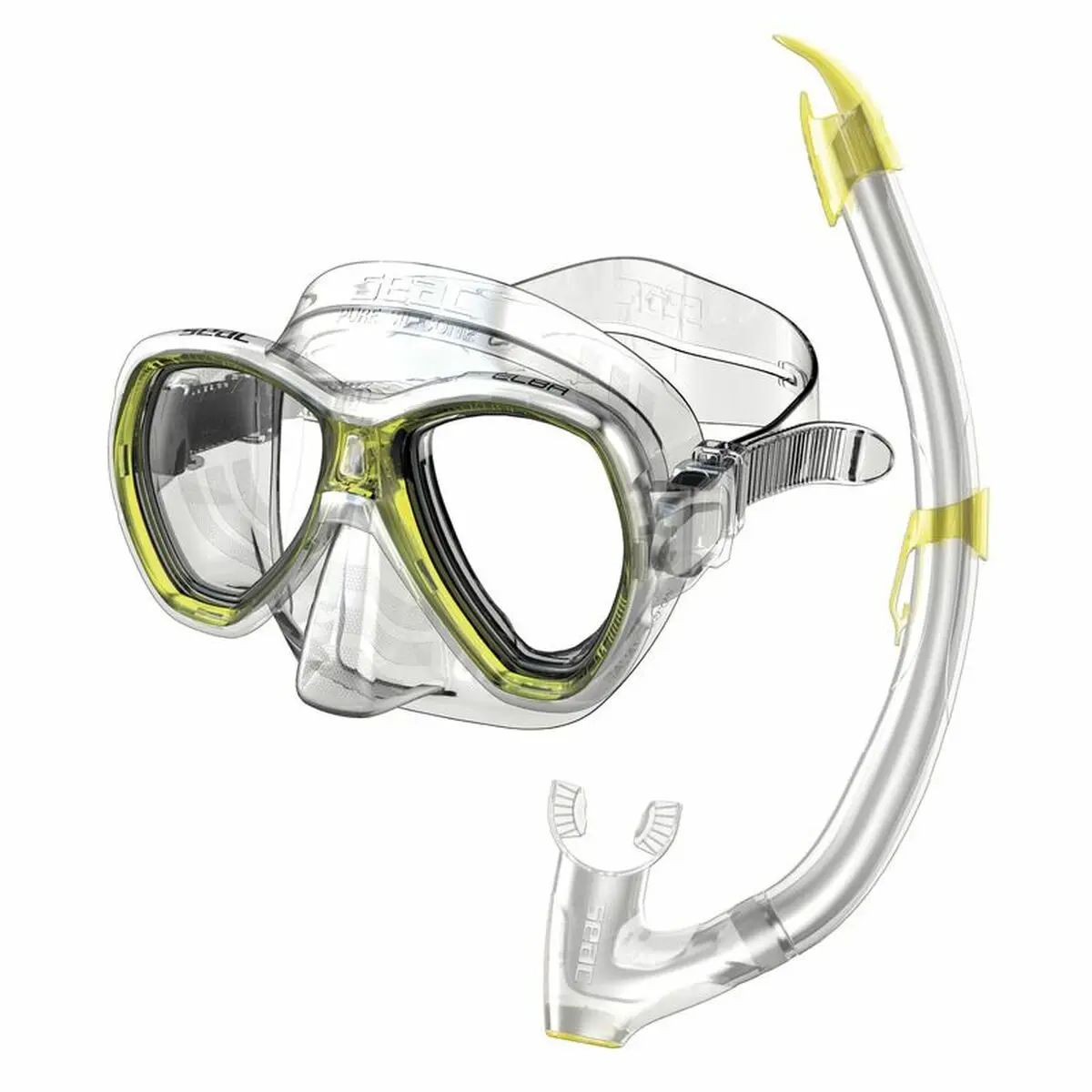 Maschera da immersione Seac 0890073360 Giallo