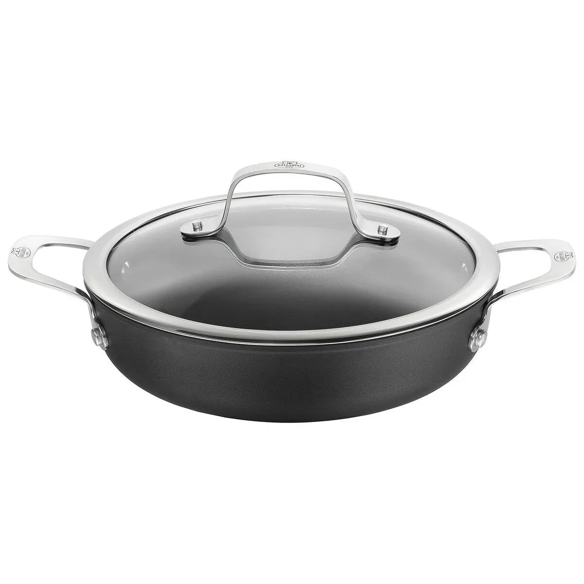 Casseruola con coperchio Ballarini Alba ALBG3ED.24D Grafite Titanio Acciaio inossidabile Alluminio Ø 24 cm