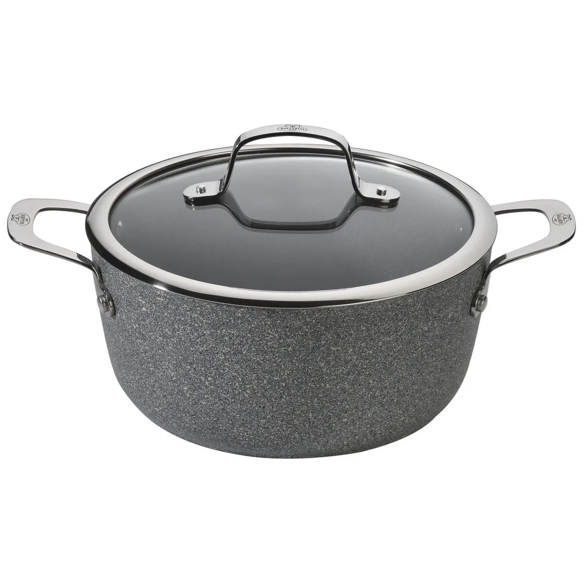 Casseruola con coperchio Ballarini 75002-826-0 Grigio Acciaio Acciaio inossidabile Alluminio Ø 20 cm 2,7 L (1 Unità)