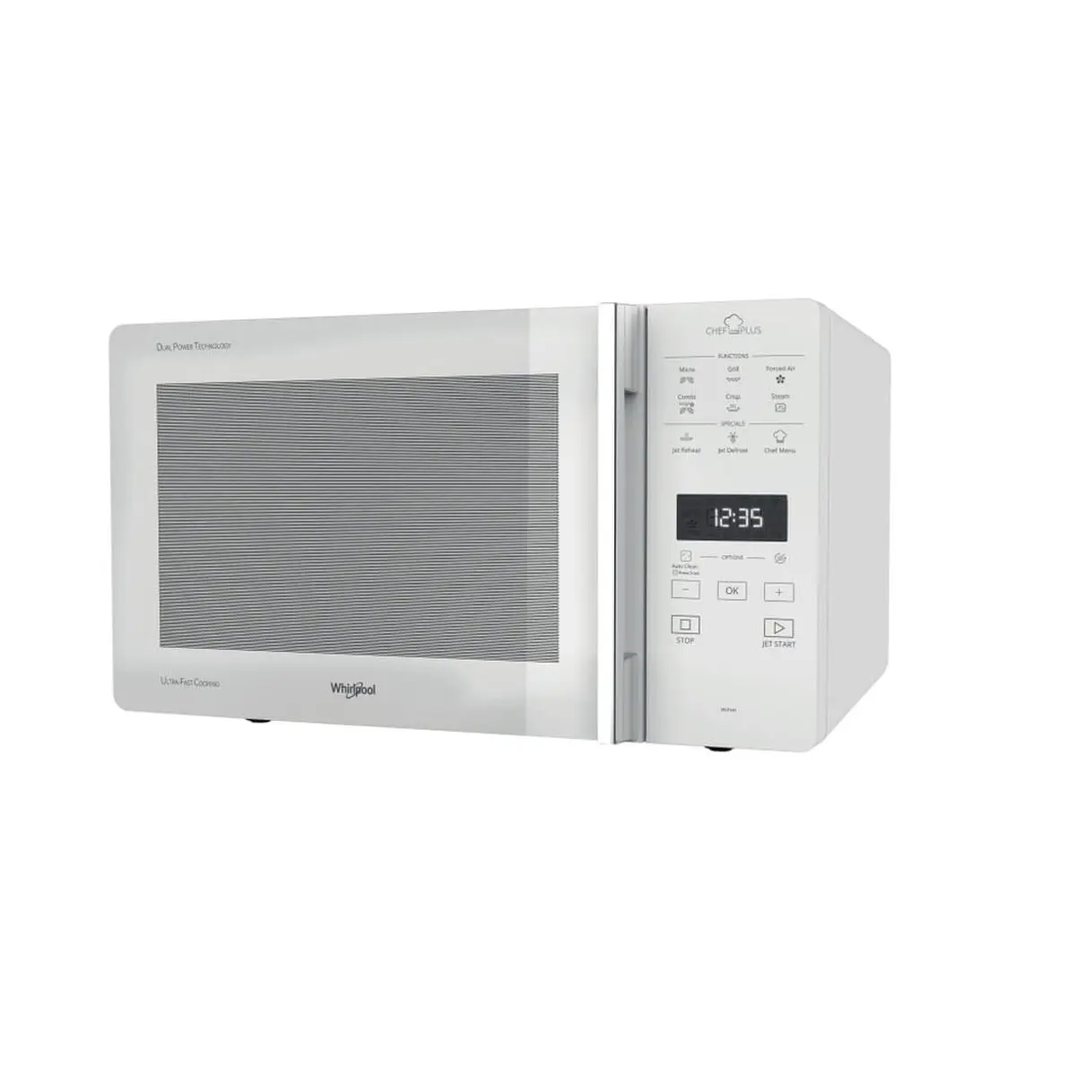 Microonde con Grill Whirlpool Corporation MCP349/WH   25L Bianco 800 W 25 L