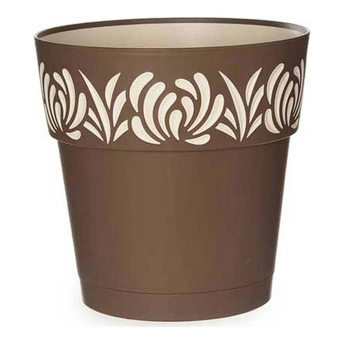 Vaso Autoirrigante Stefanplast Gaia Marrone 25 x 25 x 25 cm Plastica Vaniglia