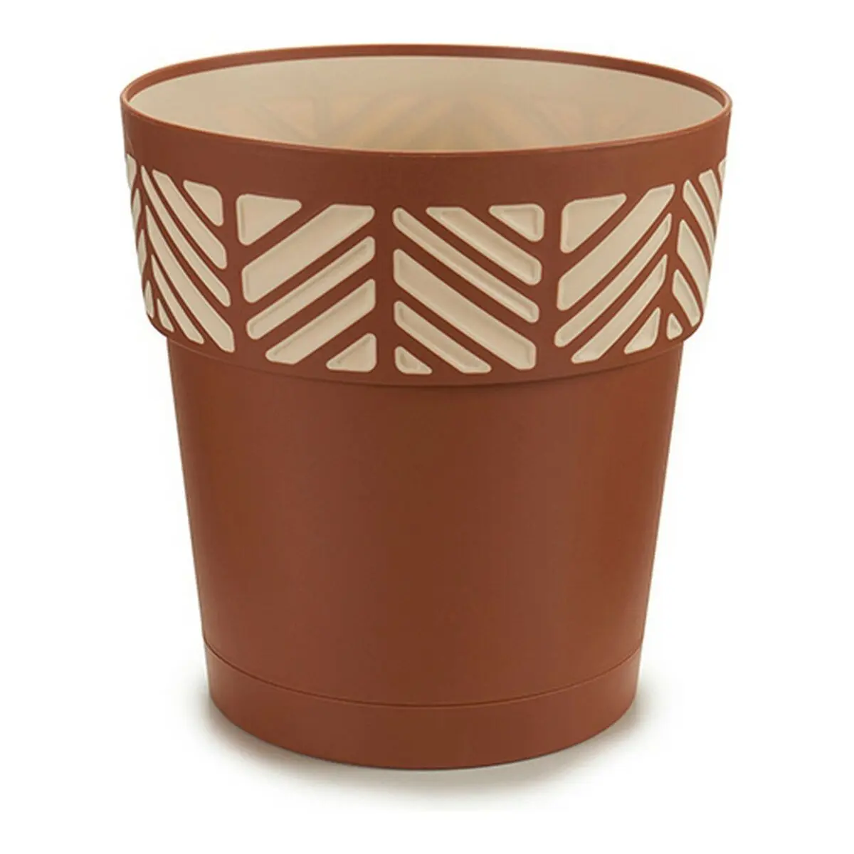 Vaso Stefanplast 8003507945517 Marrone Beige Terracotta 25 x 25 x 25 cm Plastica