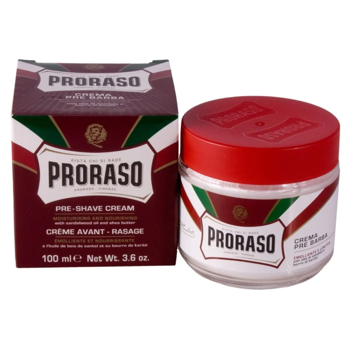 Crema pre-barba Proraso 100 ml