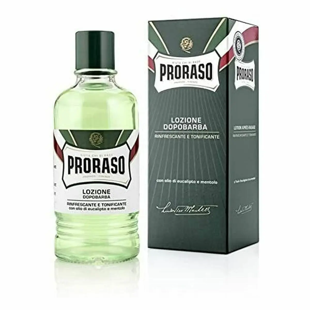 Lozione Dopobarba Proraso MART.021 400 ml Alcool Eucalipto Mentolo