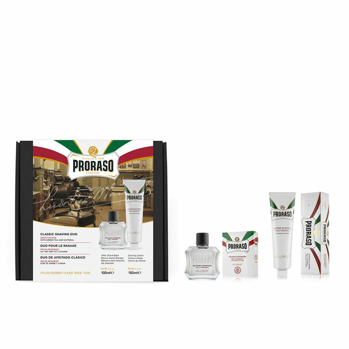 Set per la Rasatura Proraso Classic Shaving Duo 2 Pezzi