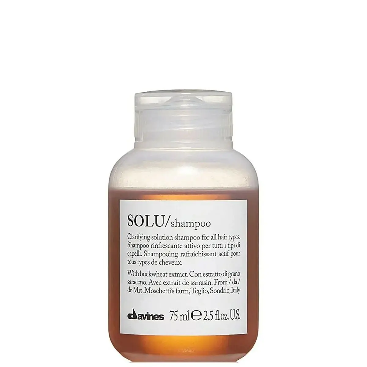 Shampoo Davines Solu 75 ml Tutti i tipi di capelli