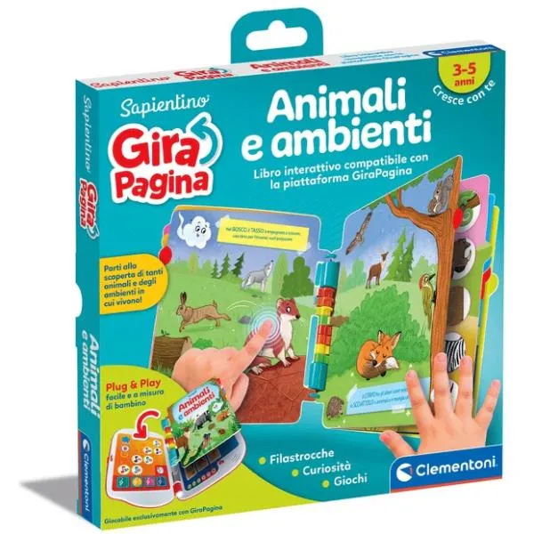 GIRAPAGINA - LIBRO ANIMALI AMBIENTI