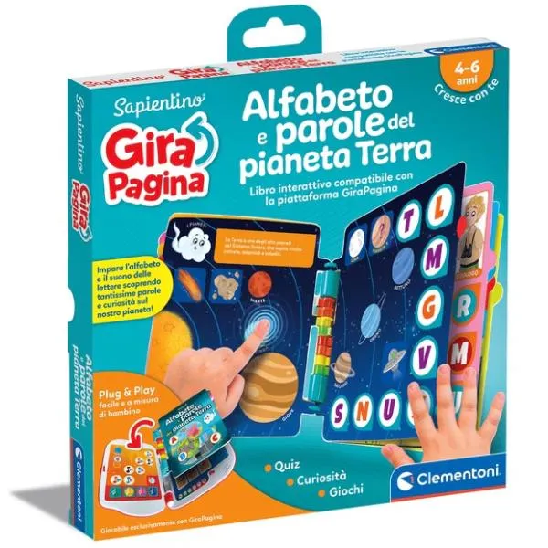 GIRAPAGINA - LIBRO ALFABETO PIANETA