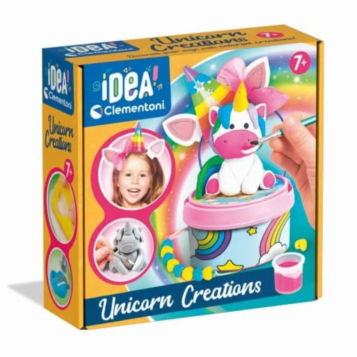 Set di Plastilina Clementoni Unicorn Creations