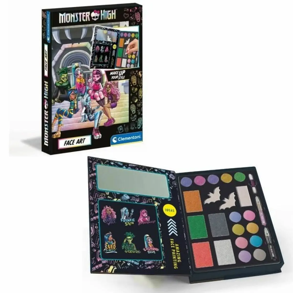 Set di Trucchi per Bambini Clementoni Monster High Fashion Designer Multicolore