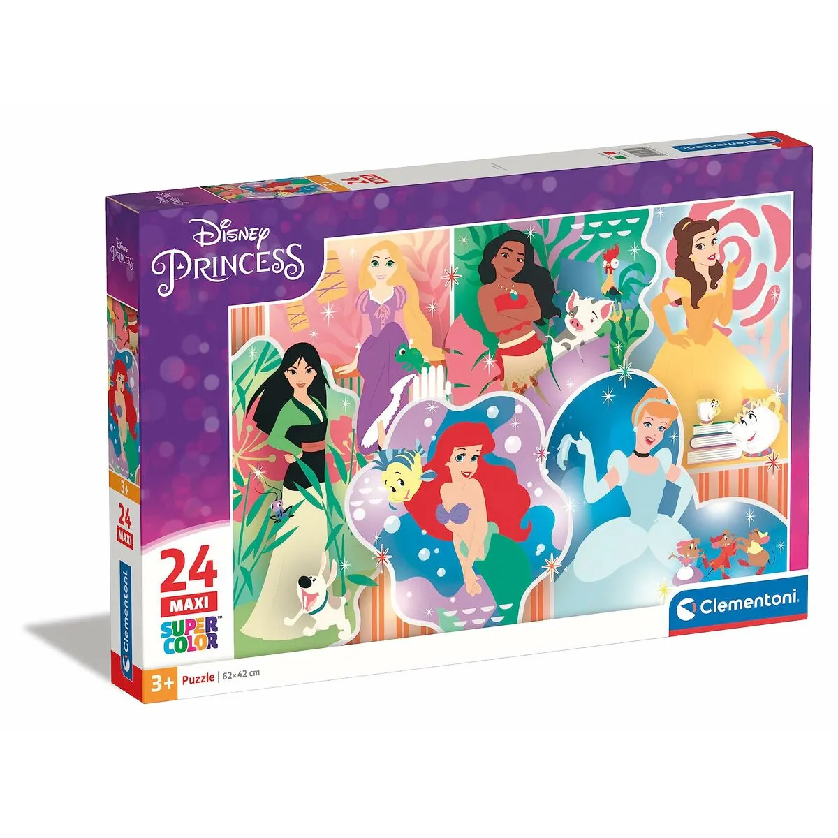 Puzzle Princesses Disney Clementoni ‎24232 Maxi 24 Pezzi