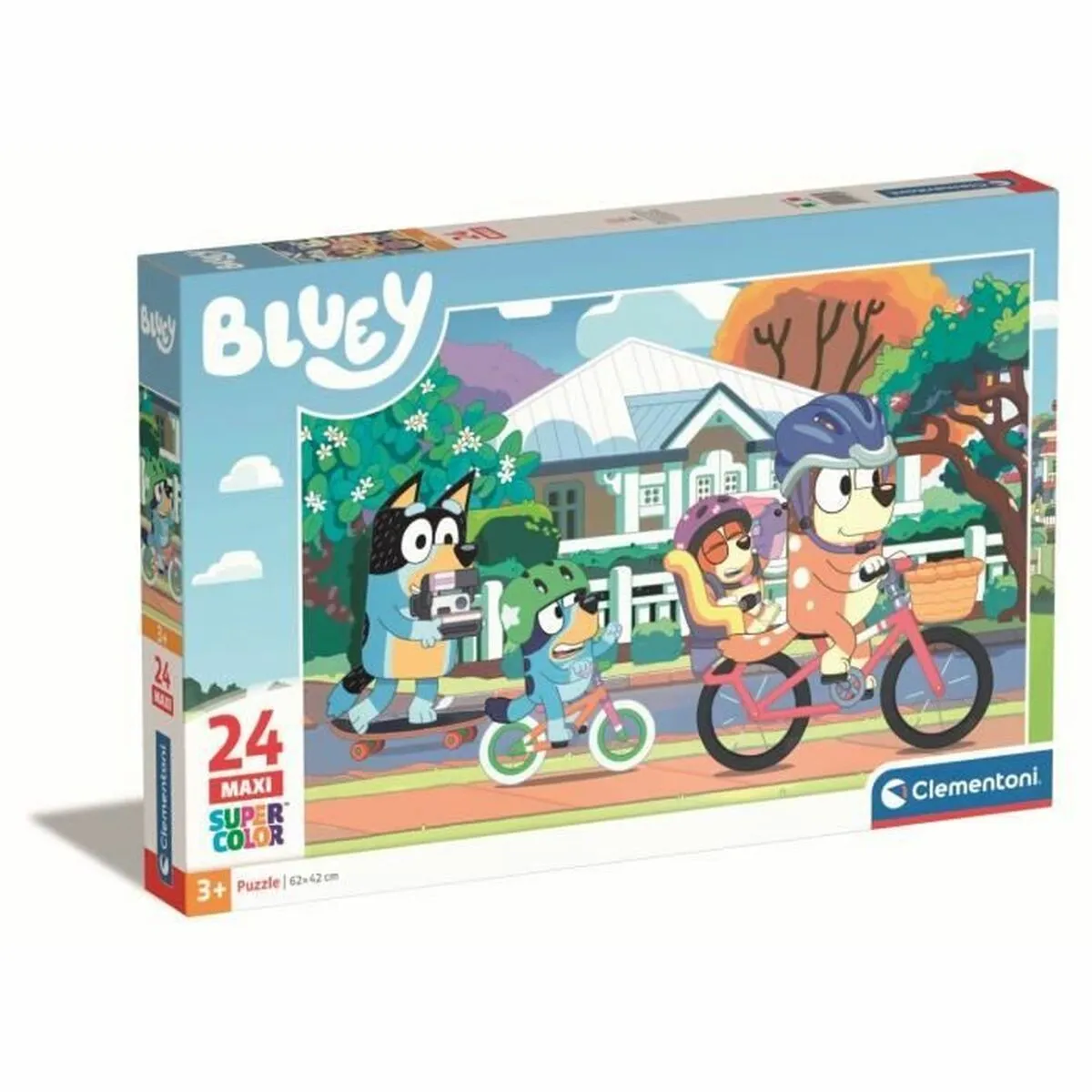 Puzzle Bluey Clementoni SuperColor Maxi 24 Pezzi