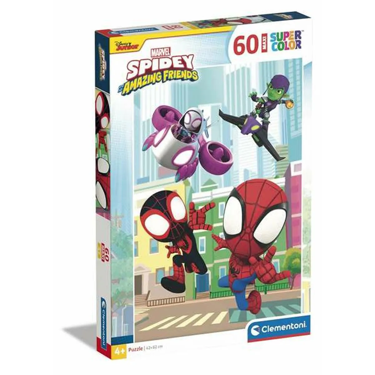 Puzzle per Bambini Spidey His Amazing Friends 60 Pezzi Maxi