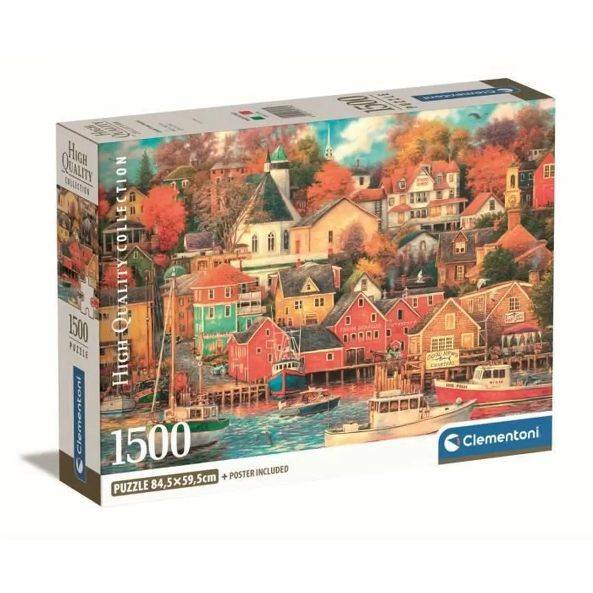 Puzzle Clementoni Good Times Harbor 1500 Pezzi