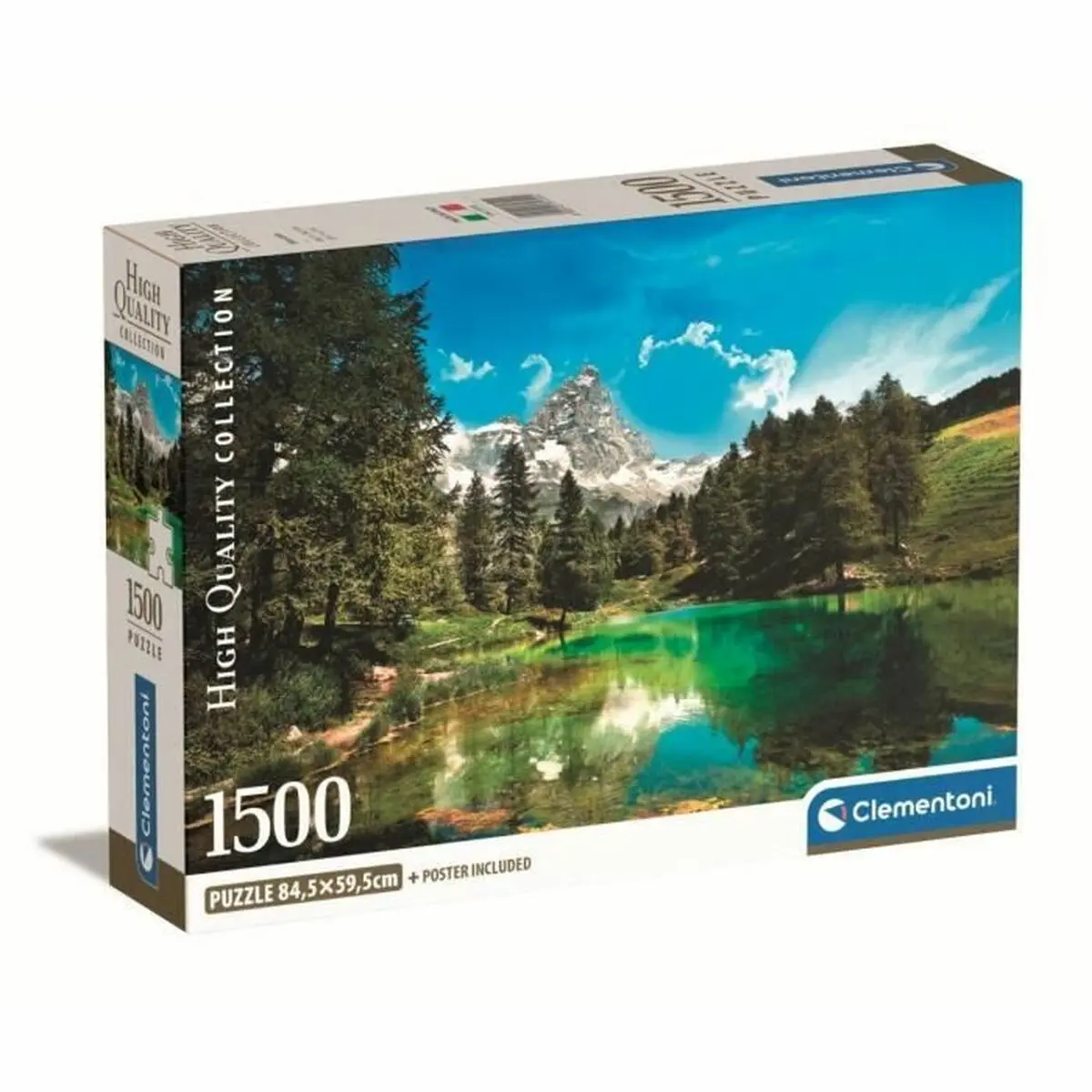 Puzzle Clementoni Blue Lake 1500 Pezzi