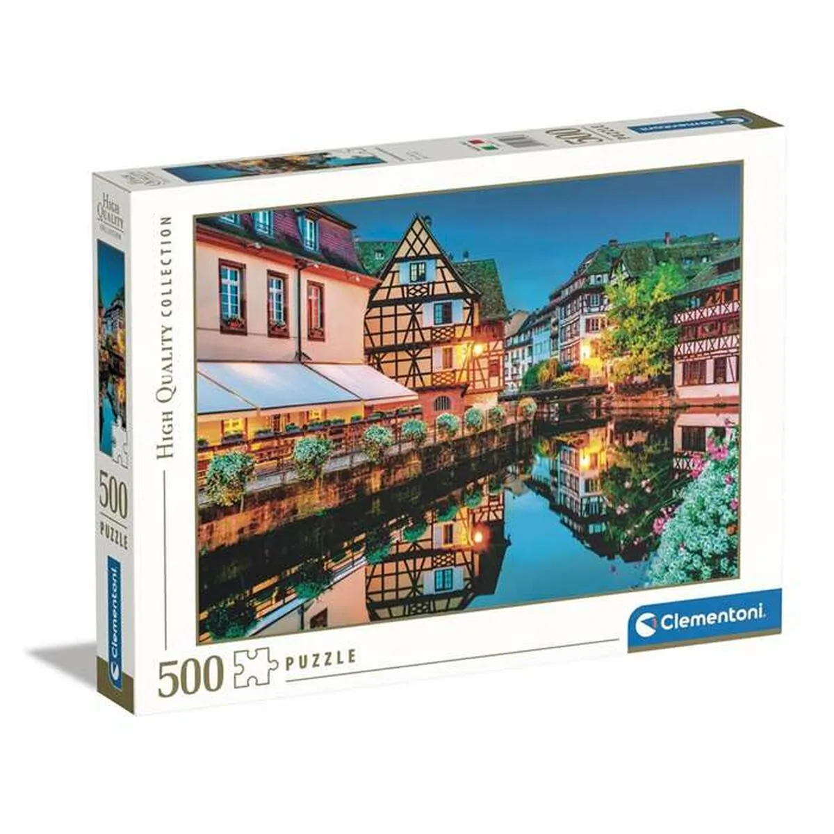 Puzzle Clementoni Strasbourg Old Town 500 Pezzi