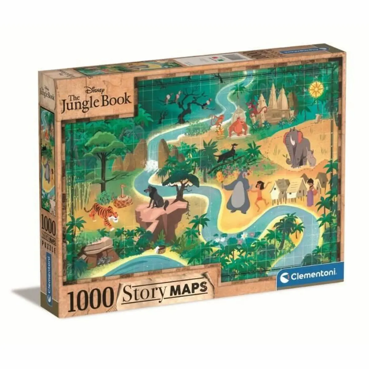 Puzzle Clementoni The jungle book 1000 Pezzi