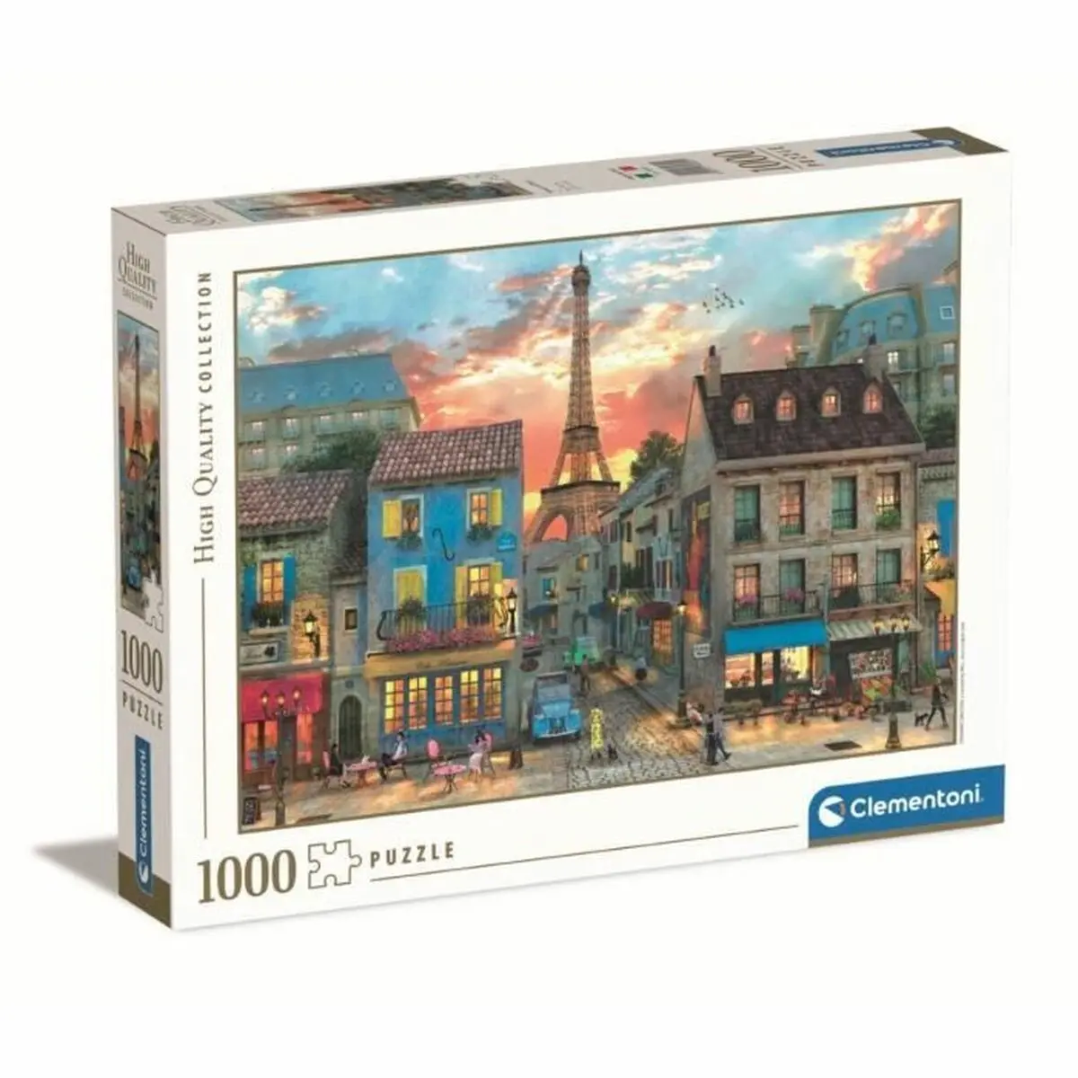 Puzzle Clementoni Rues de Paris 1000 Pezzi