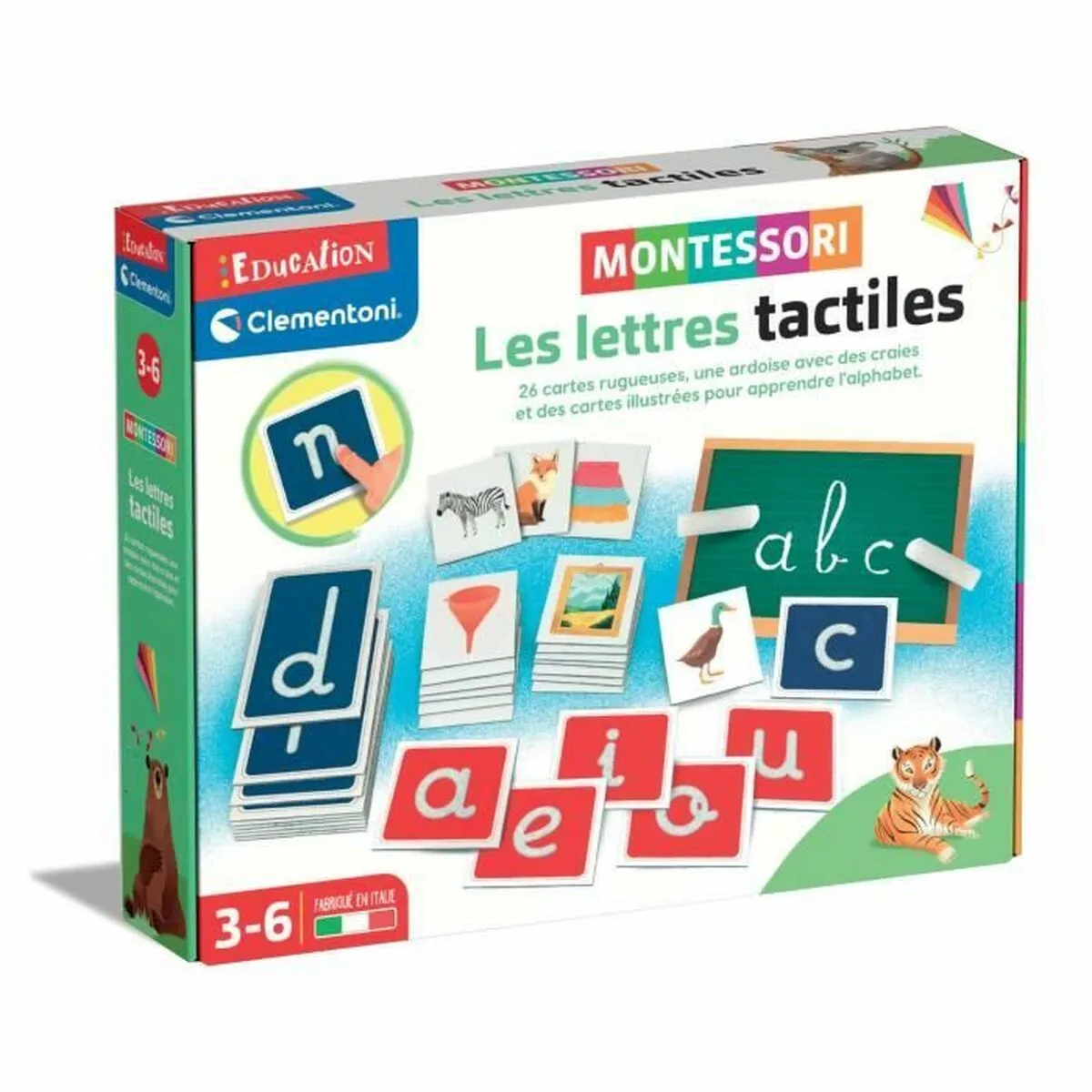 Gioco Educativo Clementoni Les lettres tactiles (FR)