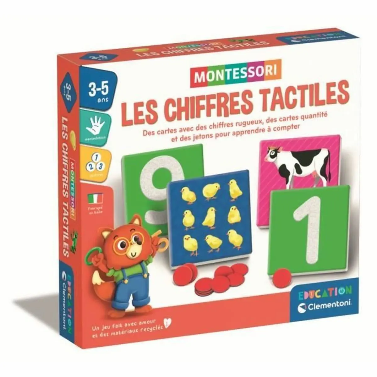 Gioco Educativo Clementoni Les chiffres tactiles (FR)