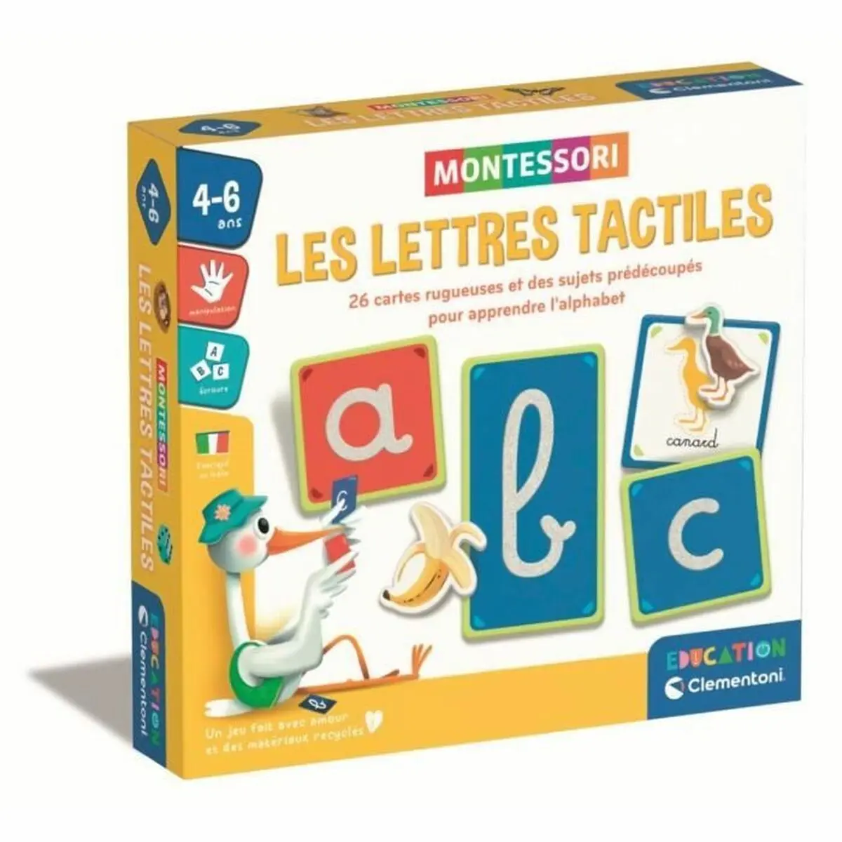 Gioco Educativo Clementoni Les lettres tactiles (FR)