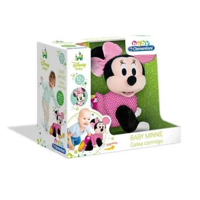 Peluche con Suono Baby Mininie Minnie Mouse   (32 x 32 x 14,5 cm)