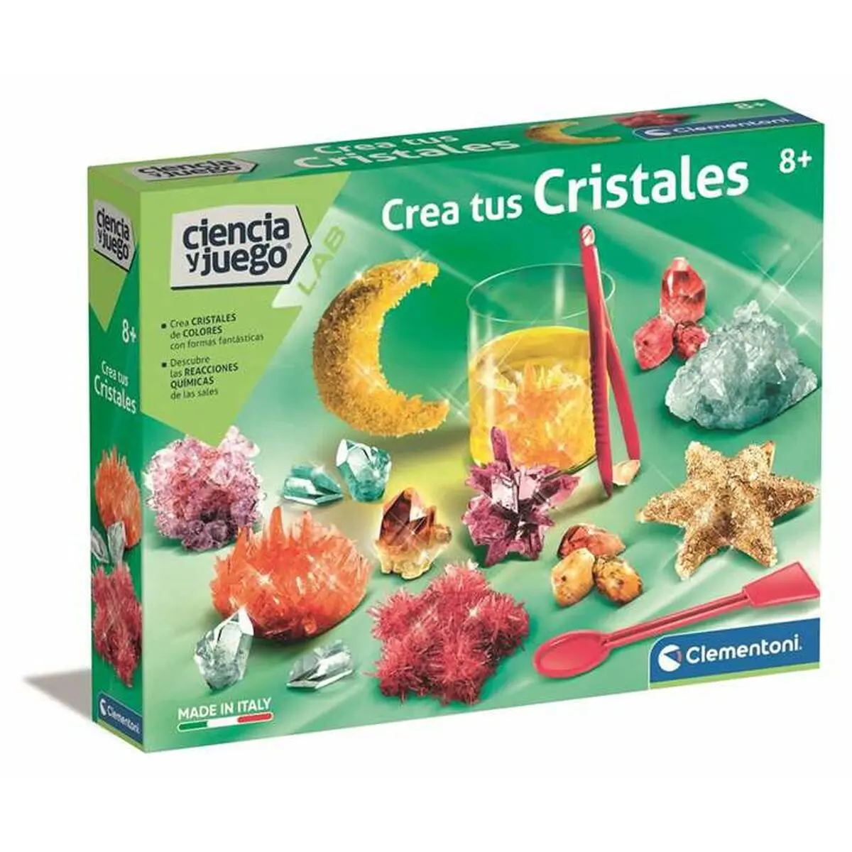 Gioco Educativo Clementoni Crea tus Cristales 37 x 28,1 x 6,5 cm (ES)