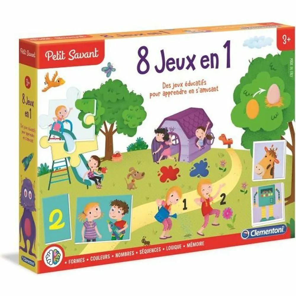 Gioco Educativo Clementoni 8 games in 1 Multicolore Multi